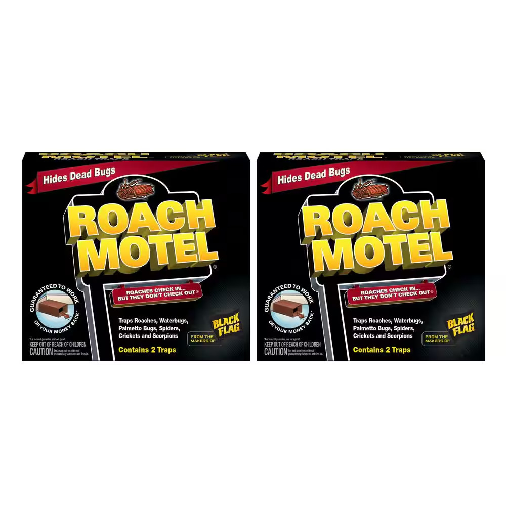 Roach Motel Insect Glue Traps (2-Pack)
