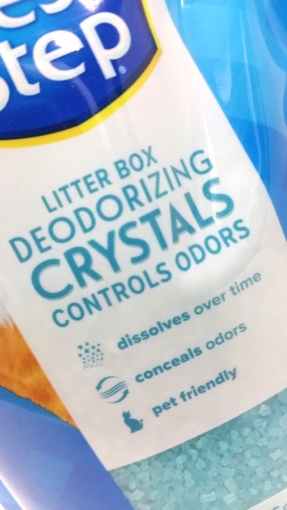 4 PACK Litter Box Deodorizing Crystals Scent Fresh Step 15oz (60 oz Total) Cat