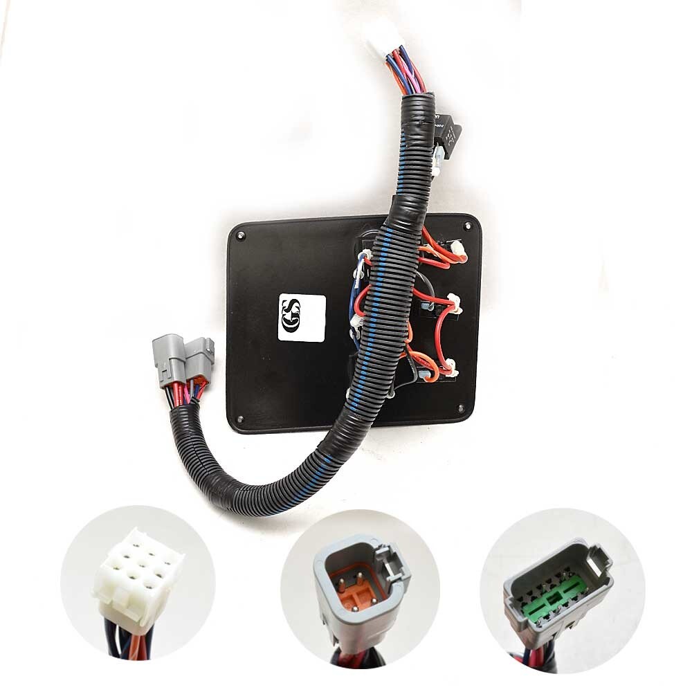 Pontoon Boat Console Breaker Panel | Woodgrain