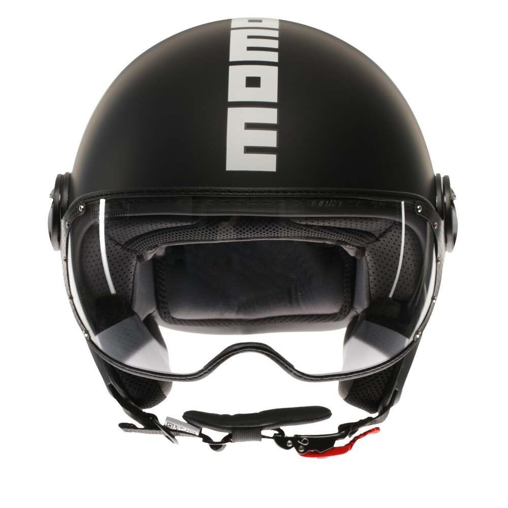Jet Helmet Momodesign FGTR CLASSIC Mono Matt Black/White