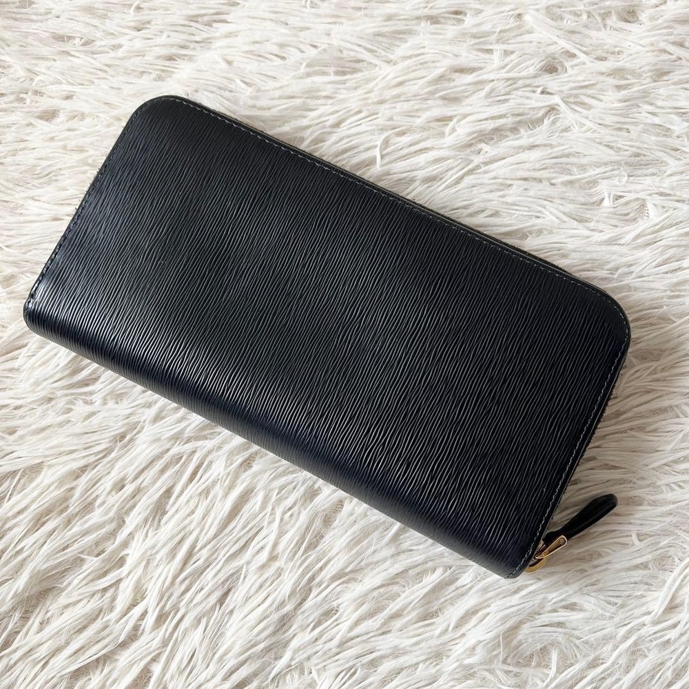 PRADA Vittero Move Long Wallet Black
