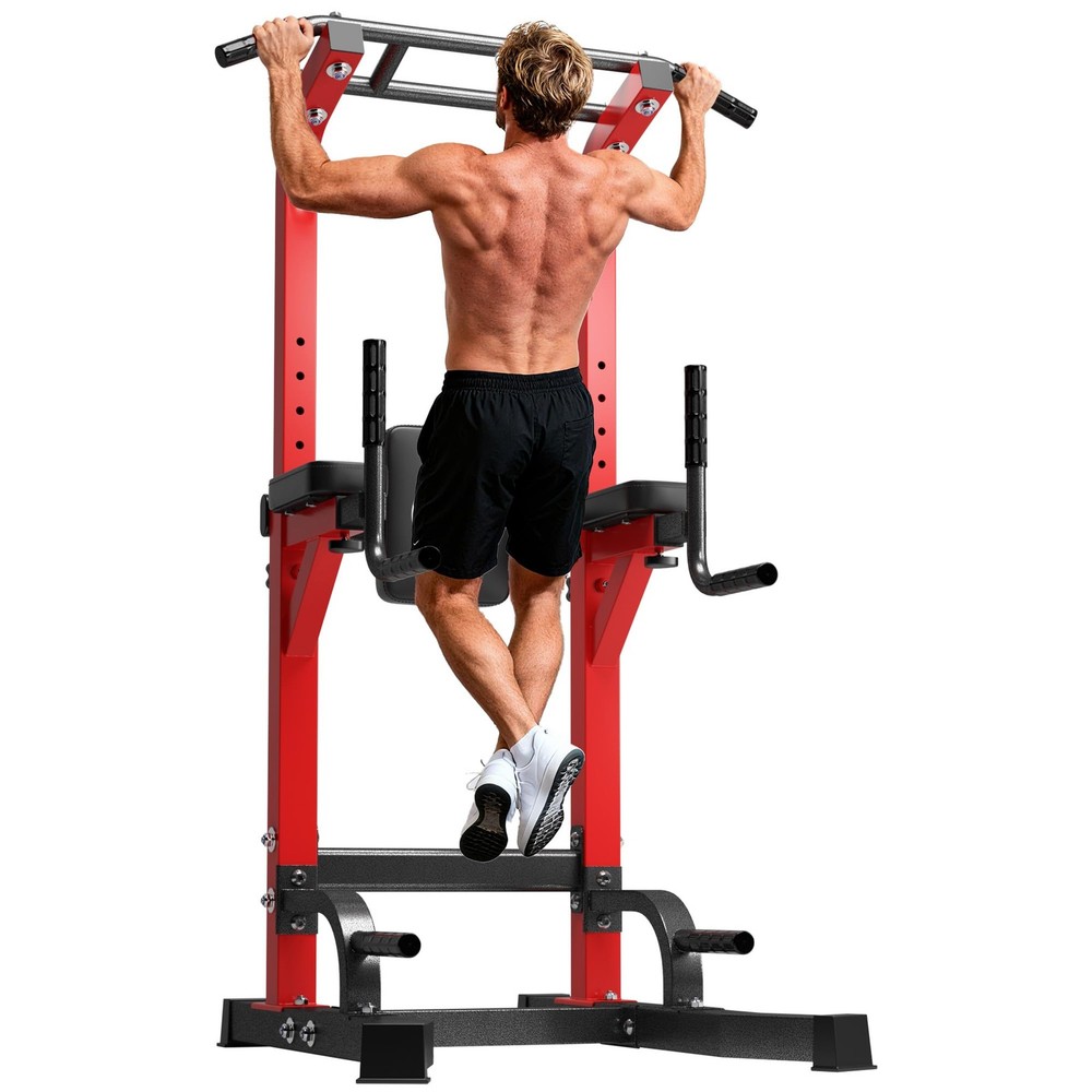 Home Gym Power Tower Adjustable Pull Up Station