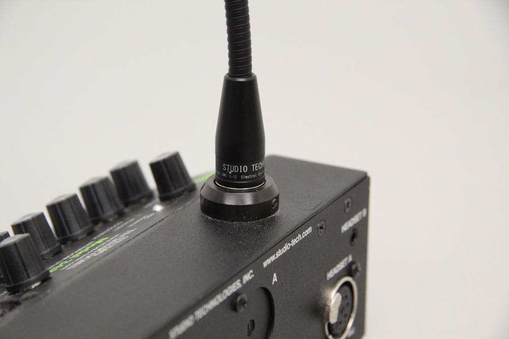 Studio Technologies Dante Model 348 Intercom Station With GME-3-12 Microphone