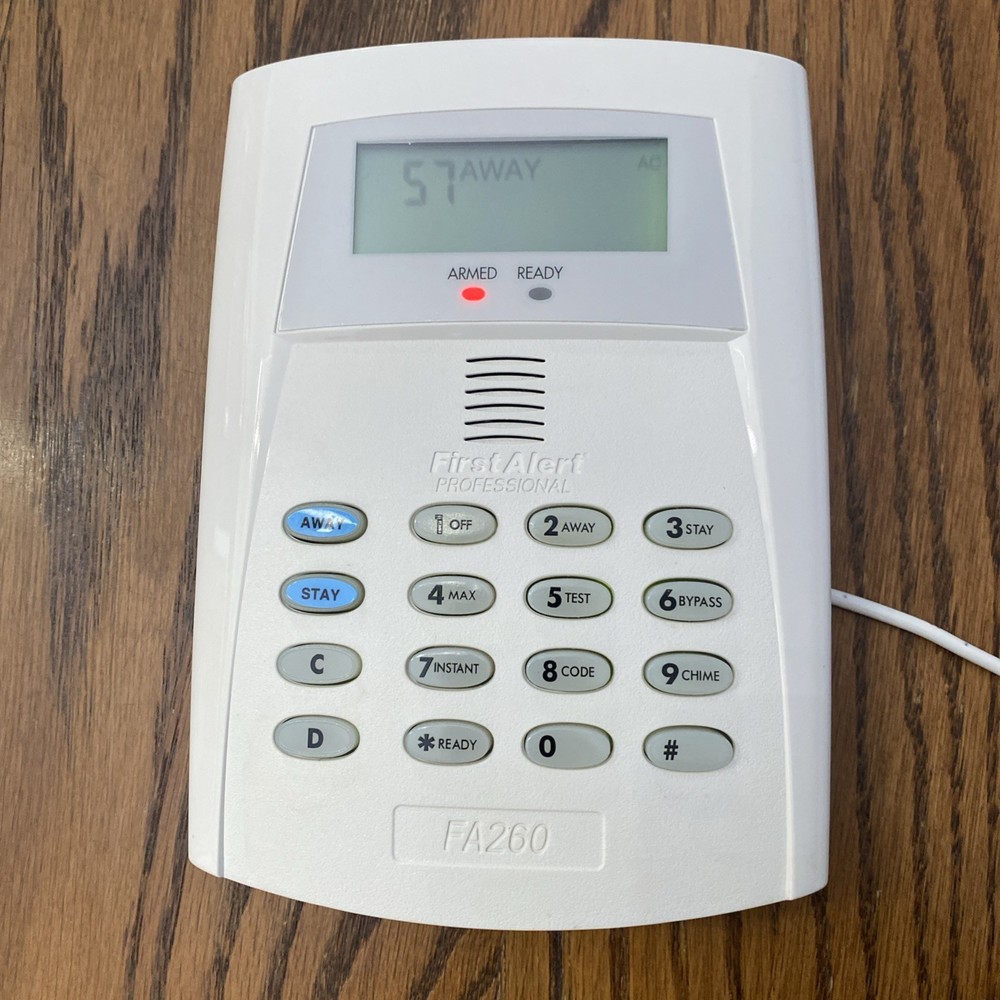 First Alert FA260KP Security System Keypad Console