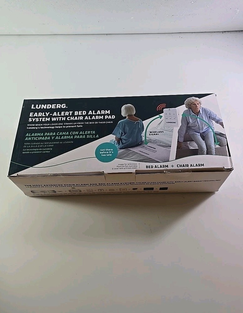 Lunderg Bed & Chair Alarm System Alert Smart Sensor Pad