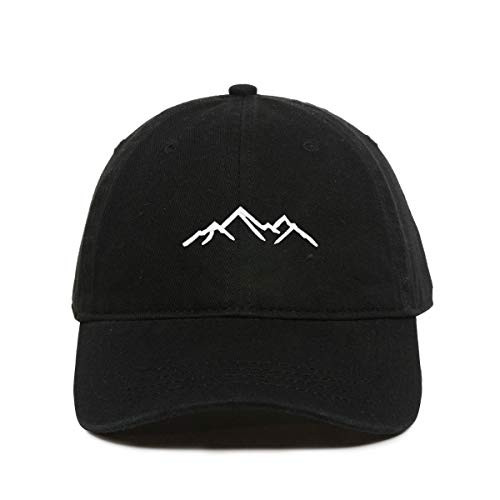 Mountain Outdoors Baseball Cap Embroidered Cotton Adjustable Dad Hat