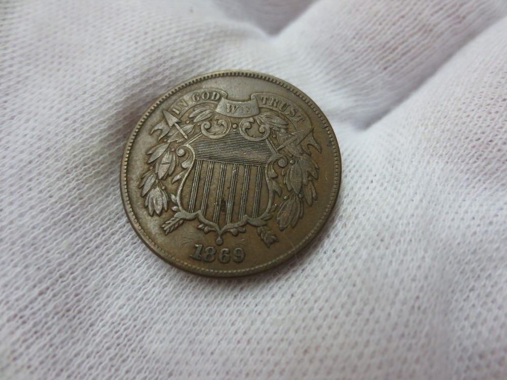 1869 Two Cent Piece (Set Break)