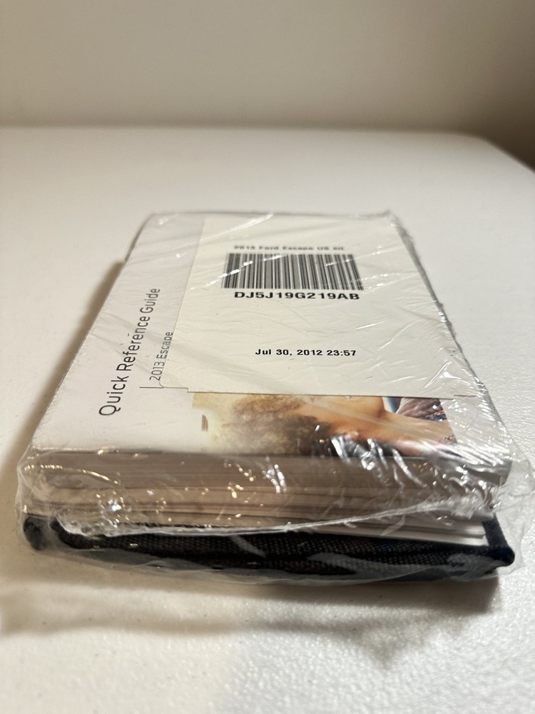 2013 Ford Escape Owners Manual Set Sealed