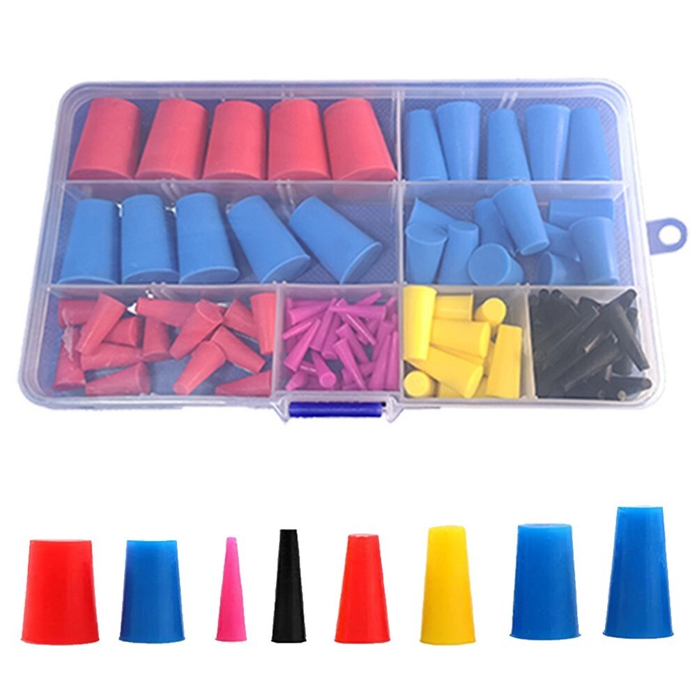 High Temp Silicone Assortment Kit 100 Pcs Wide Application Range