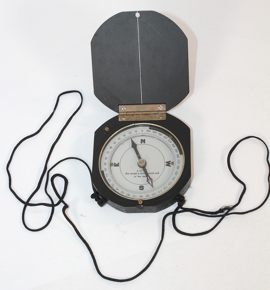 Rare Lutz Japan Reverse Compass • Works