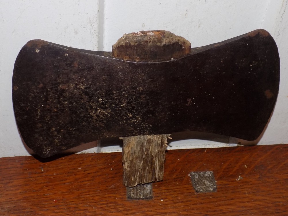 Vintage Cayuga Small Logo Double Bit Axe Head