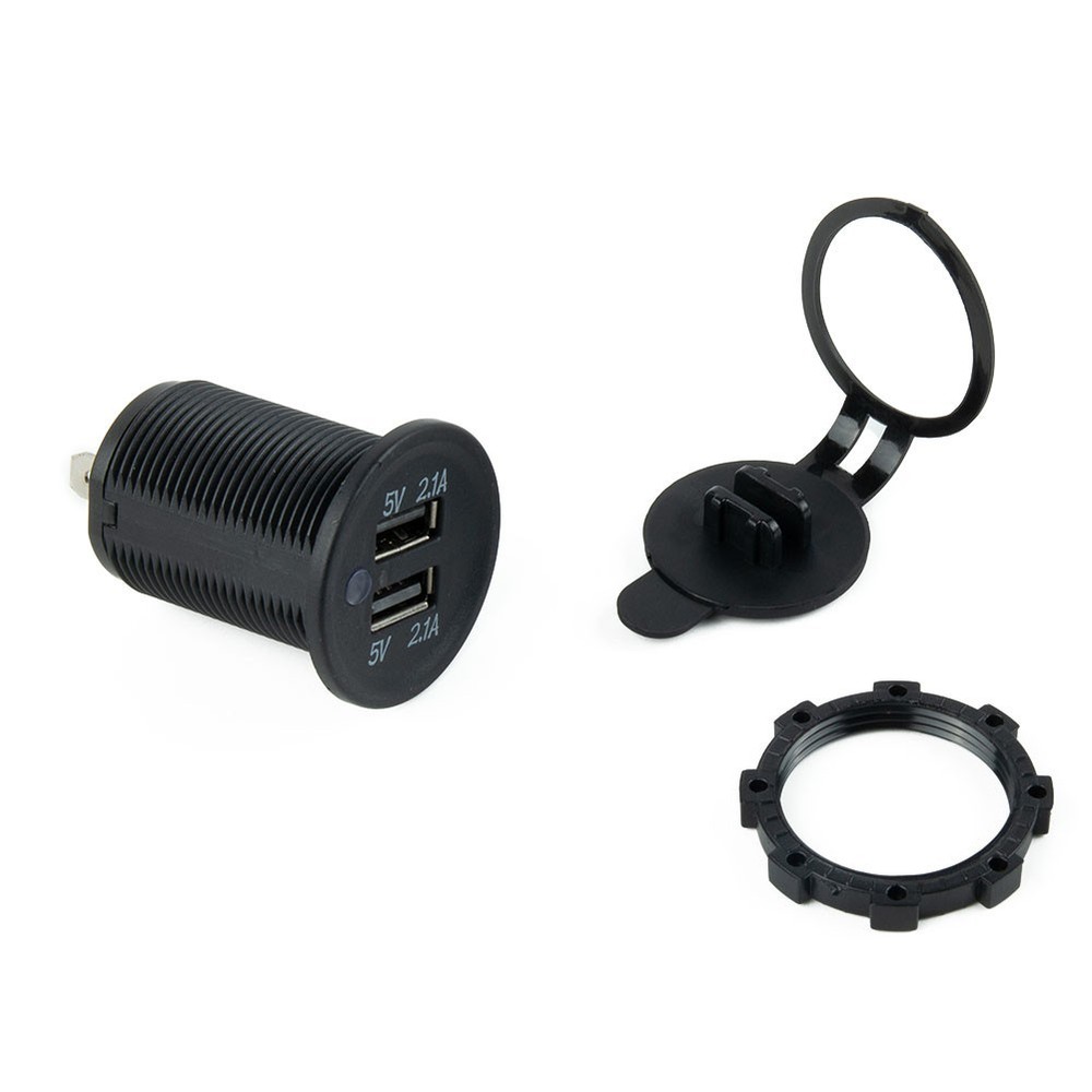 USB Socket Dual USB Chargers For 12-24V Voltage Vehicles USB Data Cable