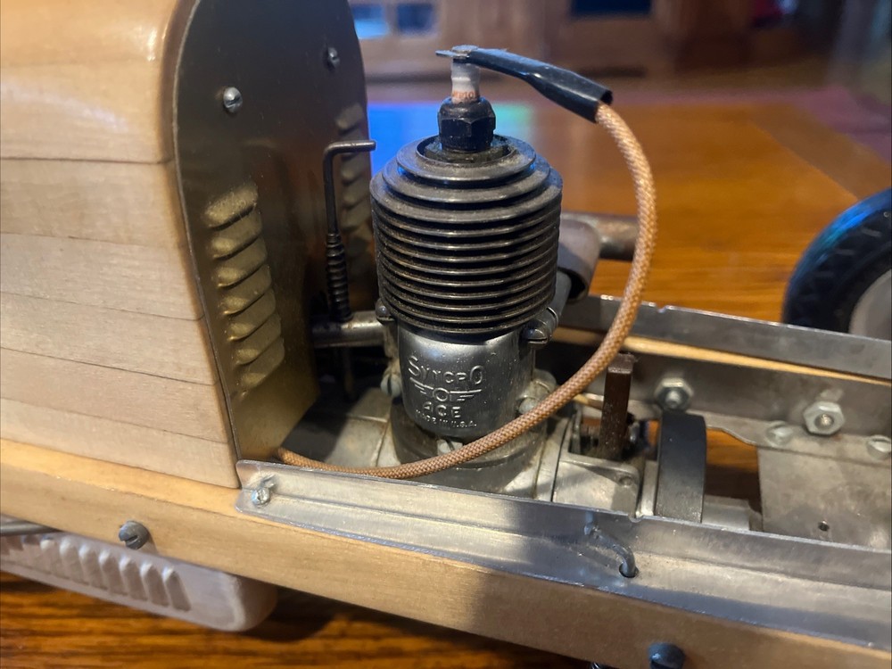 Babb Tiny Tornado Tethercar Synchro Ace Powered A Running Car