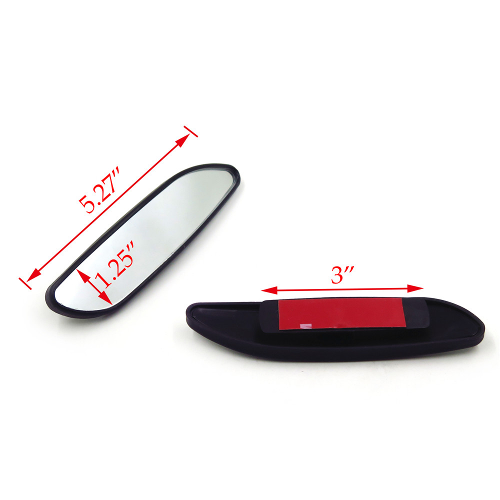 2pcs Auto Car Adjustable Side Rearview Blind Spot Rear View Auxiliary Mirror