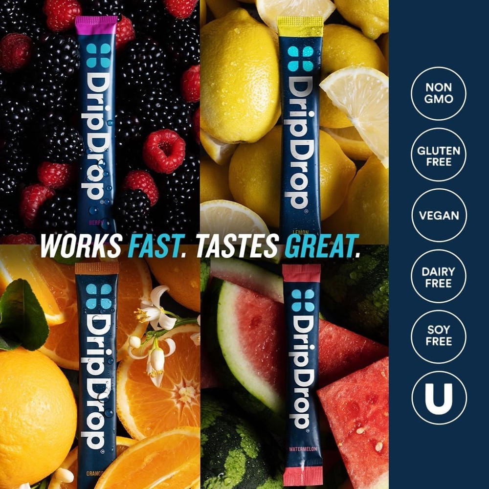 Hydration Packets - Bold Variety Pack - Single Serve Electrolytes Powder Drin...