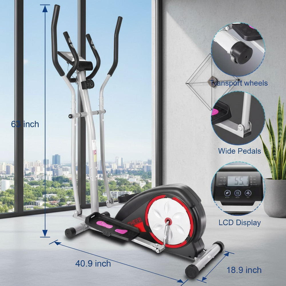 Home Elliptical Machine Elliptical Machines Hyper Quiet Magnetic Driving System'