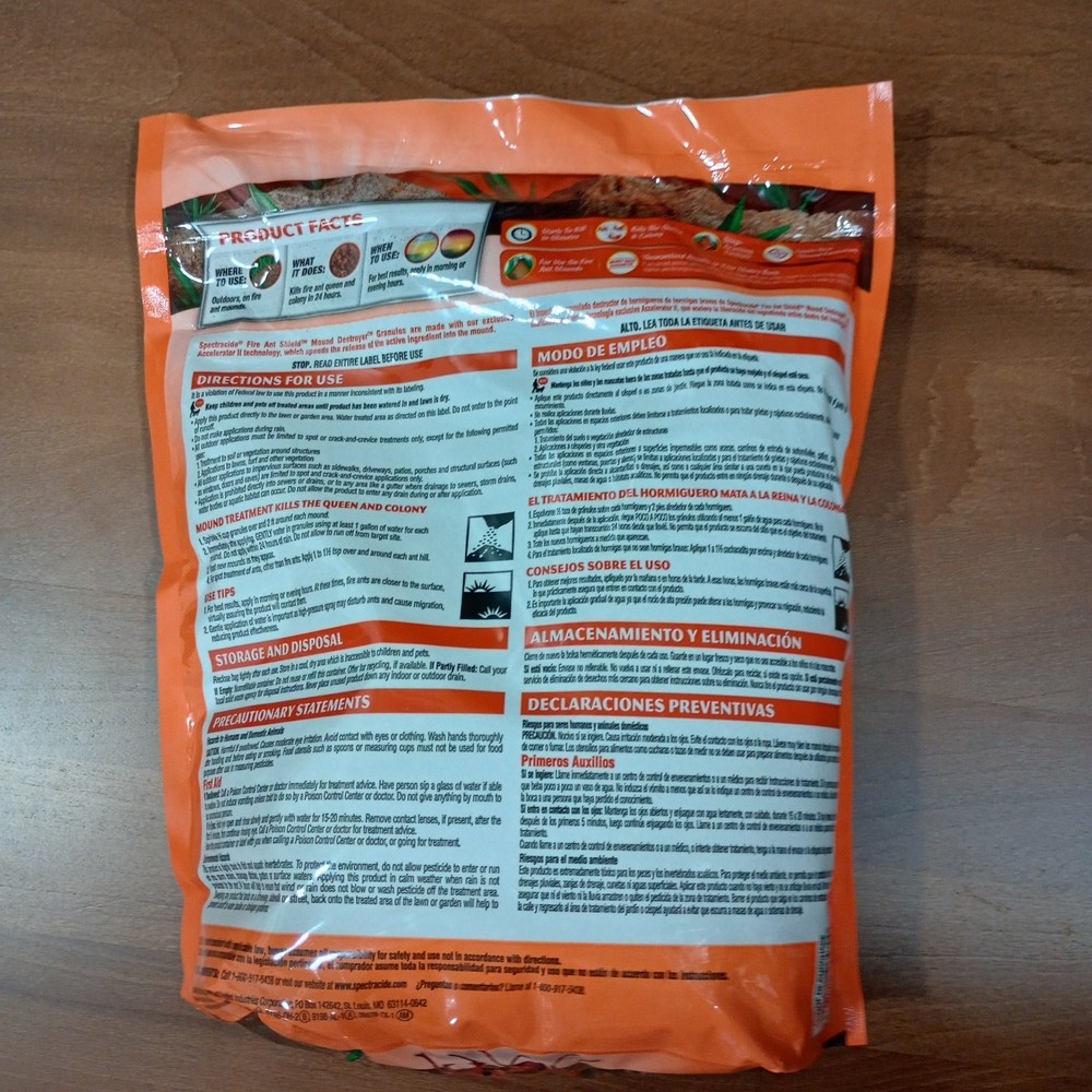 Spectracide Fire Ant Shield Mound Destroyer Granules, 3.5-Pound