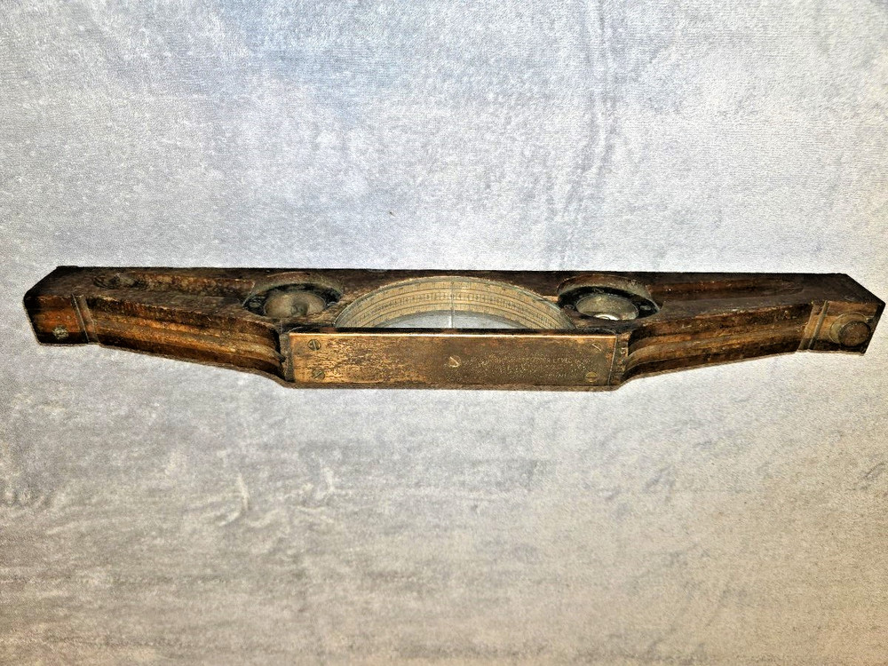 Very Rare Hight Micrometer Level Gravity Inclinometer 24"