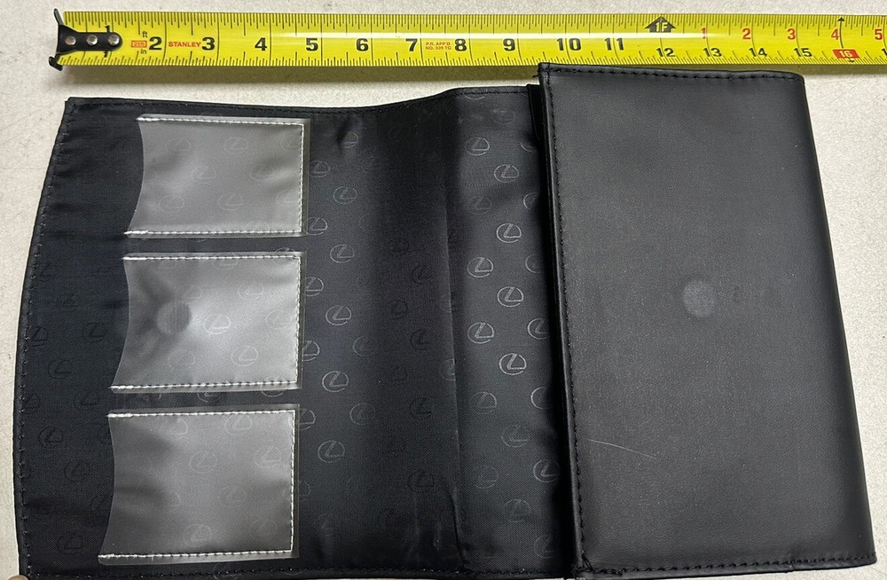 LEXUS LEATHER CASE FOR OWNER'S OWNERS MANUAL OPERATORS USER GUIDE COVER