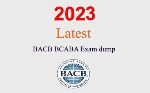 BACB BCABA dump GUARANTEED (1 month update)