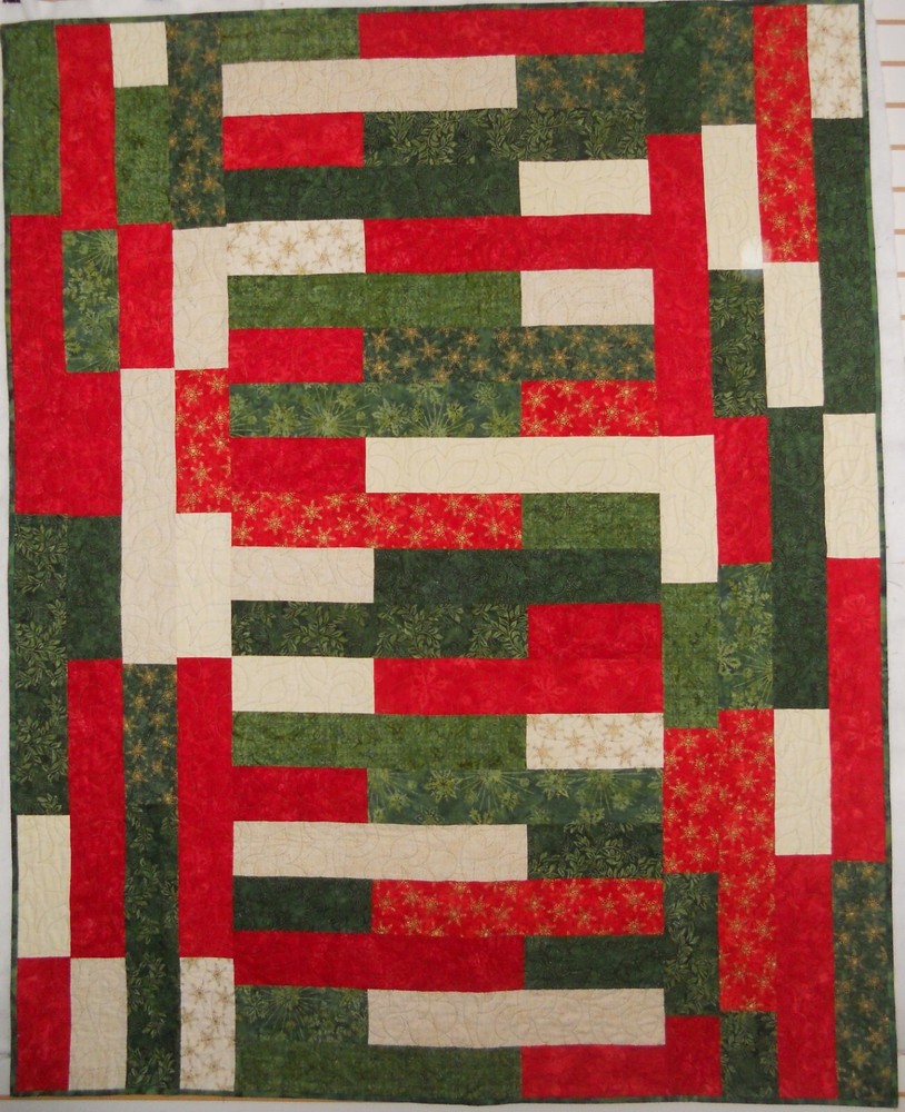 Quilting Sewing Pattern Instructions Stripping down the Boulevard lap bed size