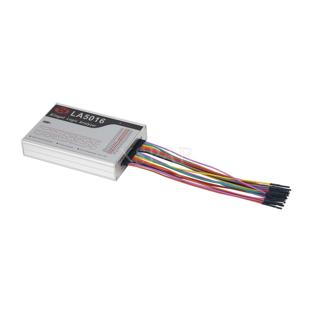 LA5016 USB Logic Analyzer 16CH 500M Sampling 5G Sample Depth PWM Output new