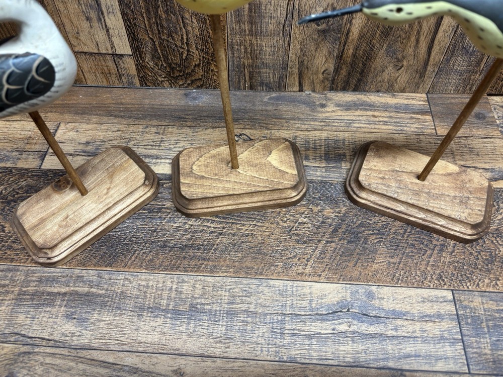 3-Longer Squared Shorebird Stands. Group 31#