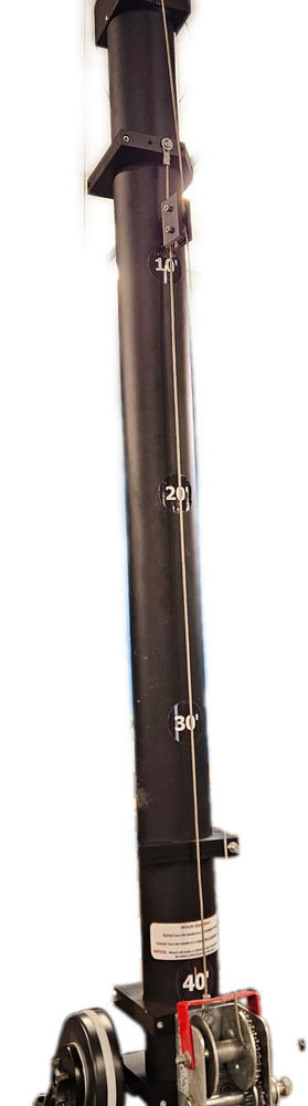 40' Telescoping Camera Tower Stand Endzone Video System
