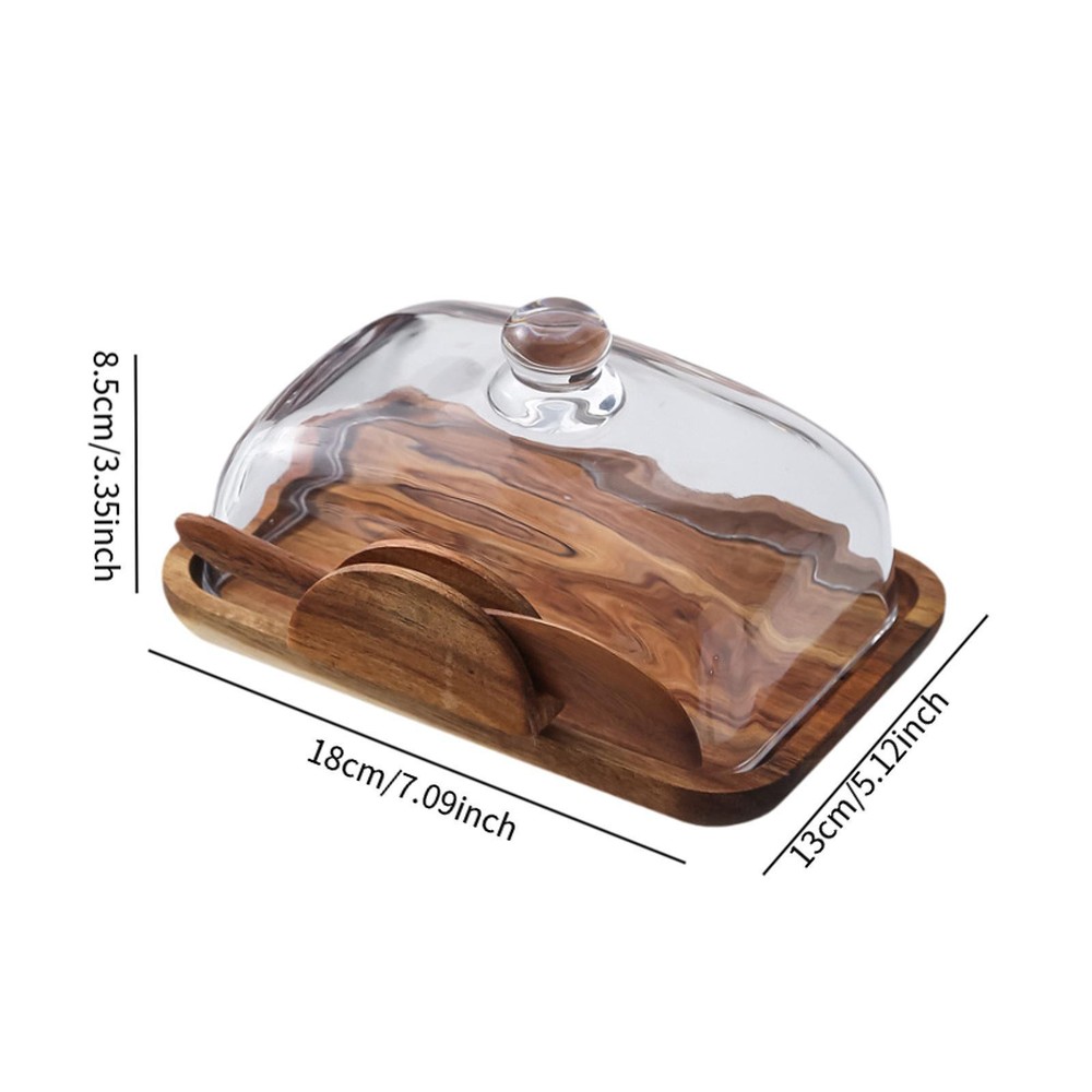 Glass Dessert Dome Cupcake Display Kitchenware Multipurpose Collection Cake