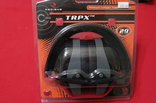 Radians Terminator Folding Earmuffs Black 29 DB Great For Shooting-Yard Work