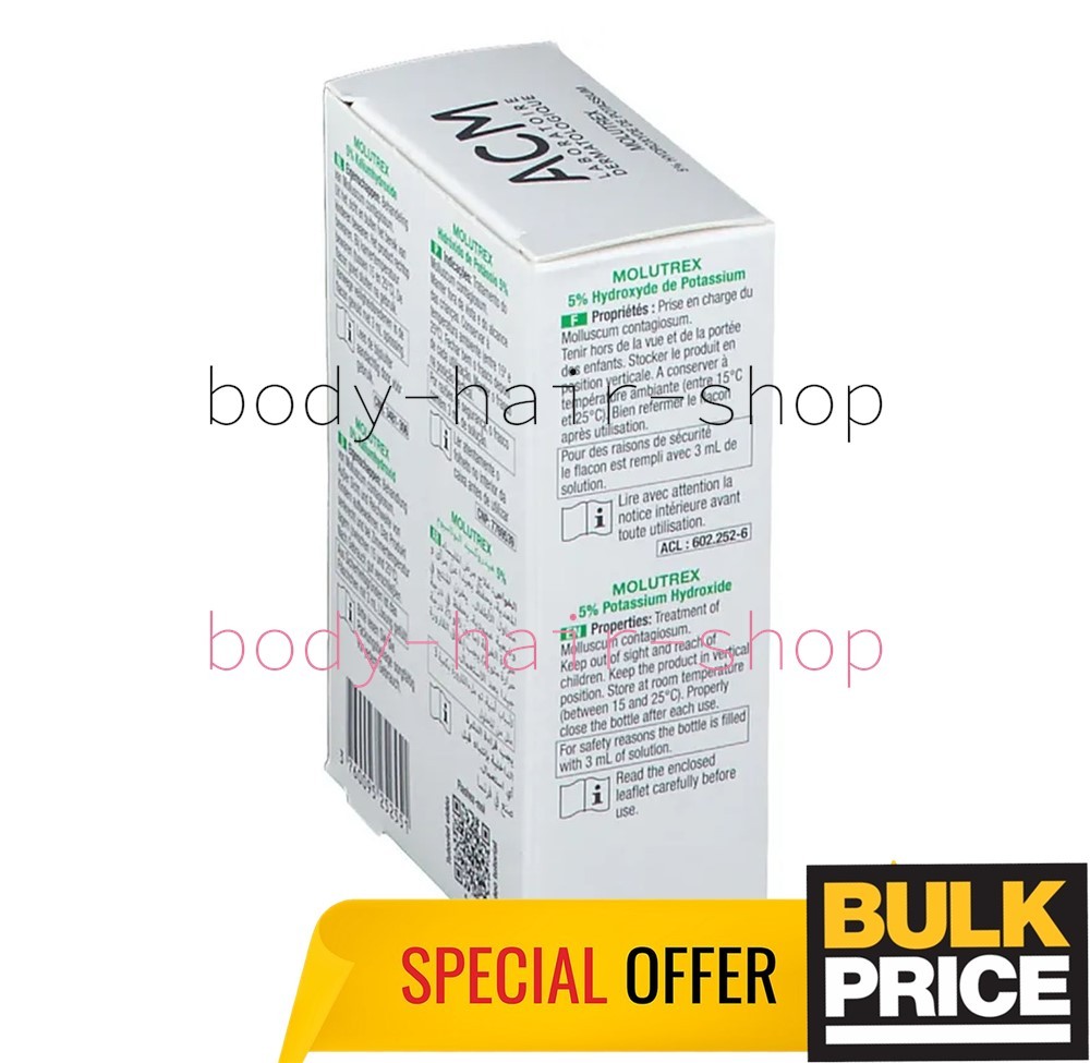 Laboratoire ACM Molutrex Solution 3ml Bottle With Applicator Brush Exp. 9/2028