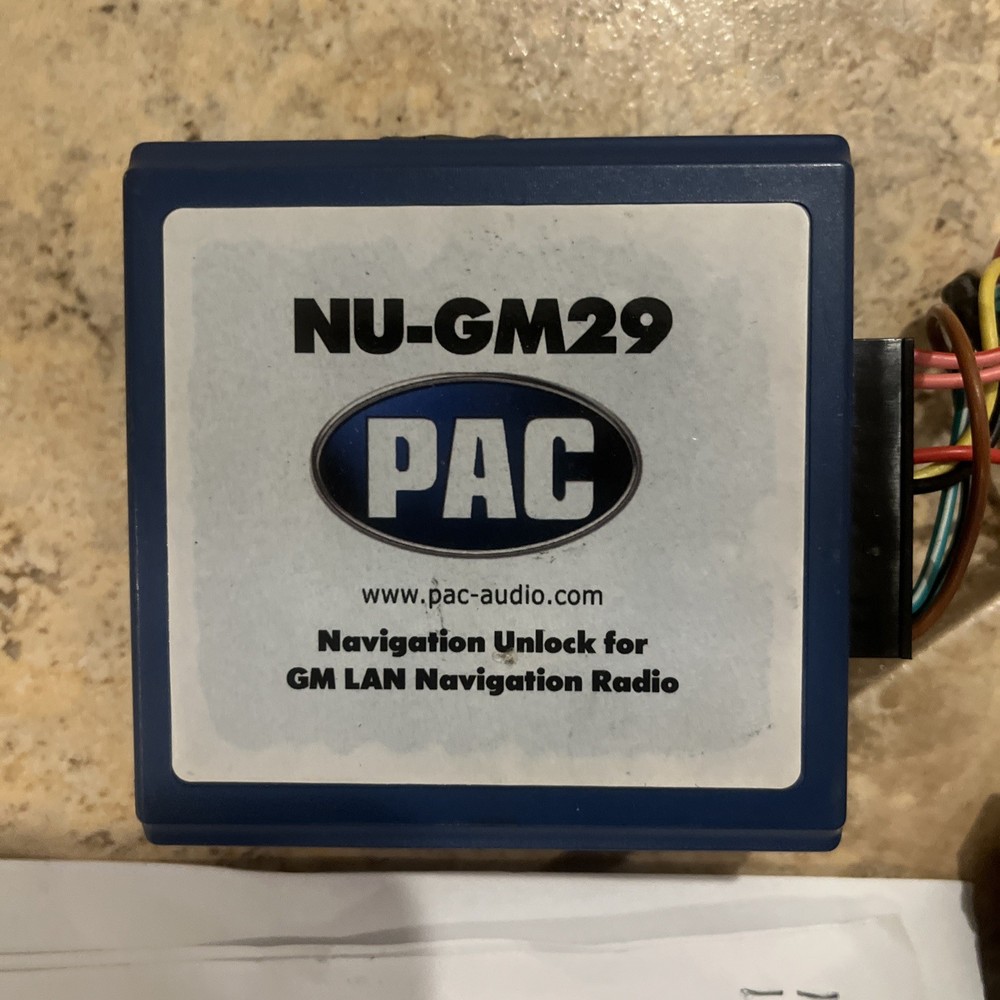 PAC NU-GM29 Navigation Radio Unlock Interface for GM 29-bit Data-Bus Vehicles