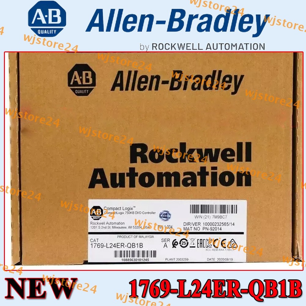 New Original AB 1769-L24ER-QB1B CompactLogix Controller 1769-L24ER-QB1B/A