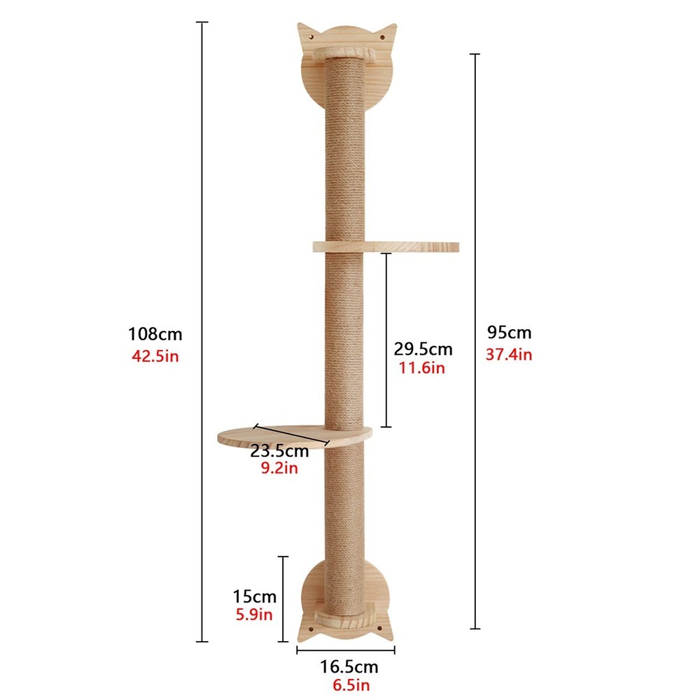 Cat Scratching Posts with 2 Perches Platforms Cat Tree Cat Tower Cat Climber