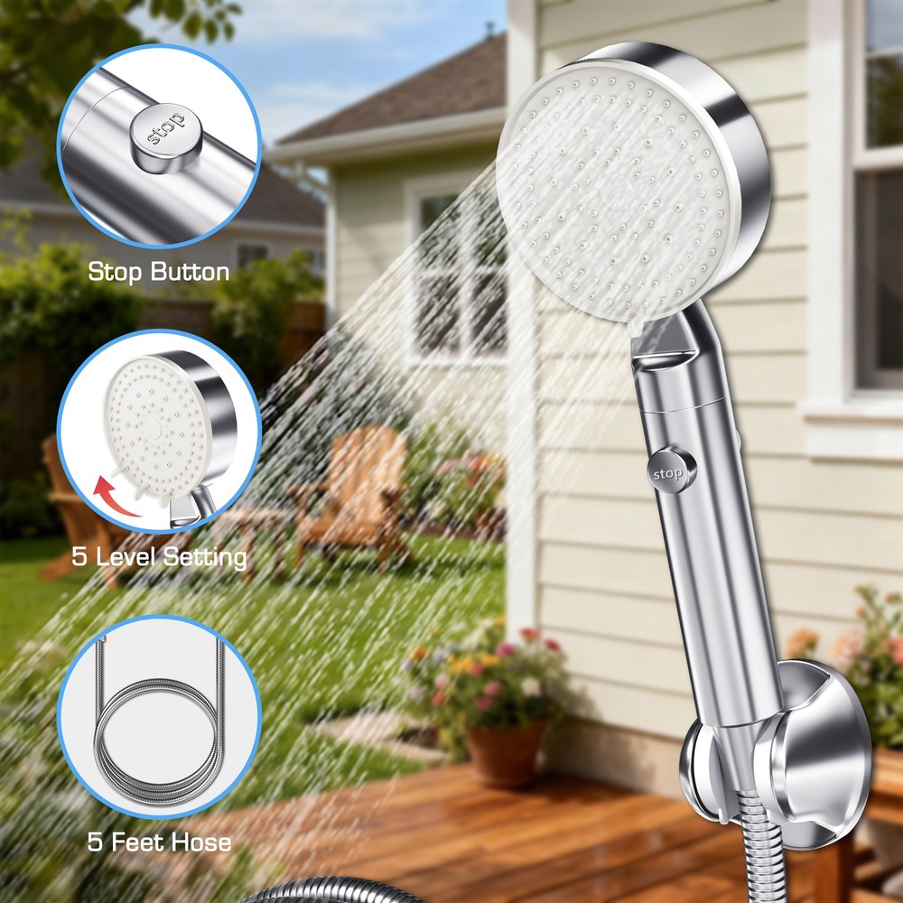 KOXKING Tankless Water Heater Instant Hot 6L 1.58 GPM Portable With Handle RV