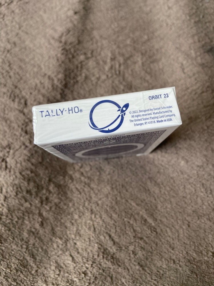 Tally Ho X Orbit (Blue) Playing Cards