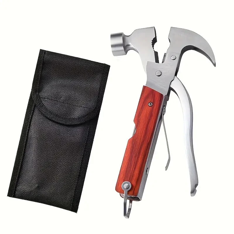 NEW Outdoor Multi-Purpose Axe, Multi-Tool Hammer Axe Survival