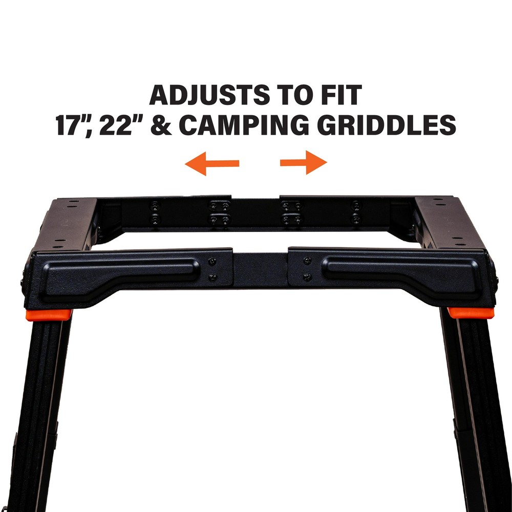 Blackstone Griddle BBQ Base Leg Kit Adjustable Portable Compact Sturdy Steel Top