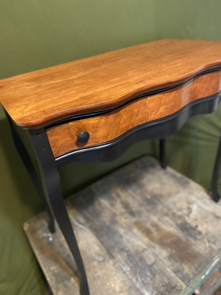 Antique Sheraton style writing desk. Refinished. Handcrafted