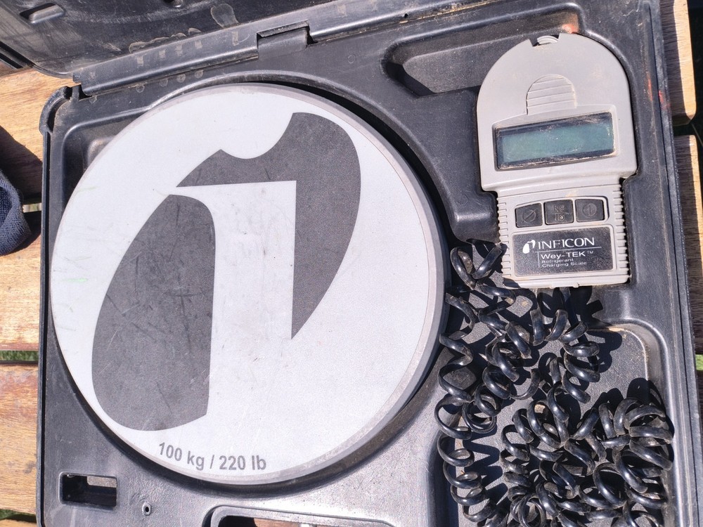 Inficon Wey-TEK Refrigerant Charging Scale 220lb Capacity - TESTED &...