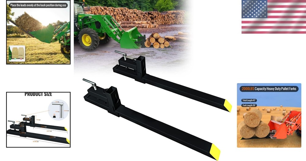 Reliable Clamp On Pallet Forks - Heavy Duty Construction