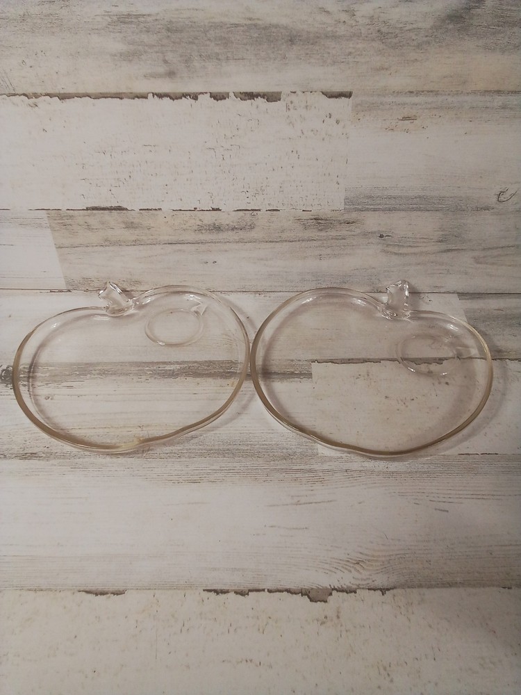 Apple Snack Platter With Dip Holder Set Of Two