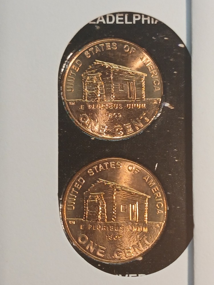 2009 P and D 1 Cent 4 Sets First Day Of Issue .