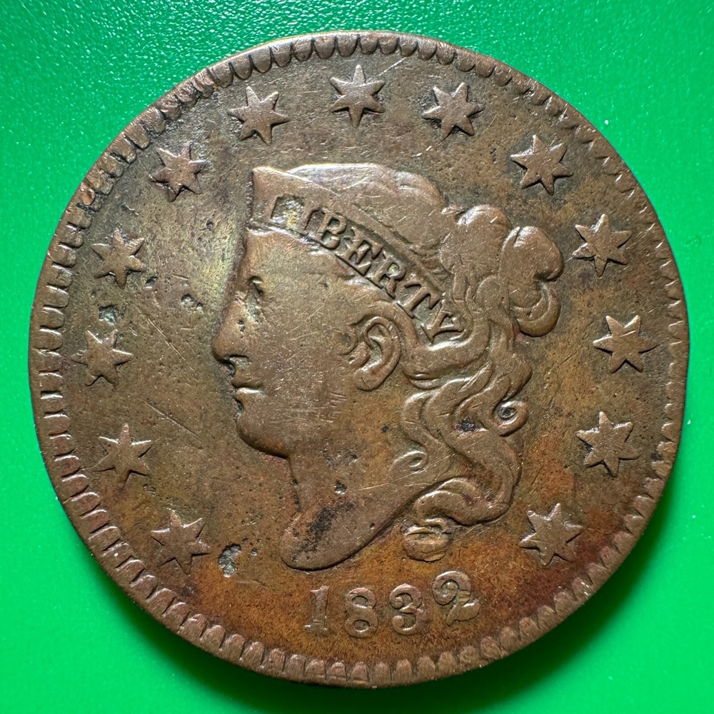 1832 Large Cent LL US LC0105