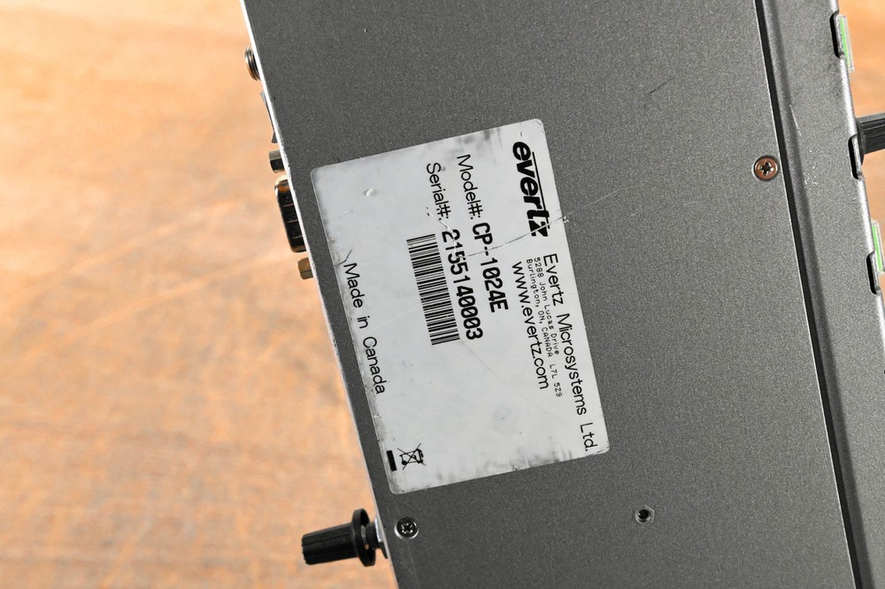 Evertz CP-1024E 24-Button XY Control Panel CG000ZC