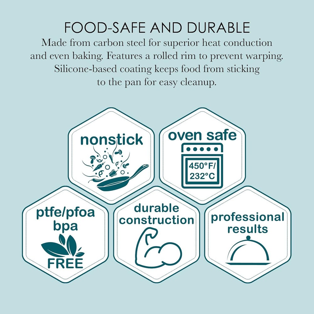 Professional Non-Stick Cookware 8-Piece Set (Silver)