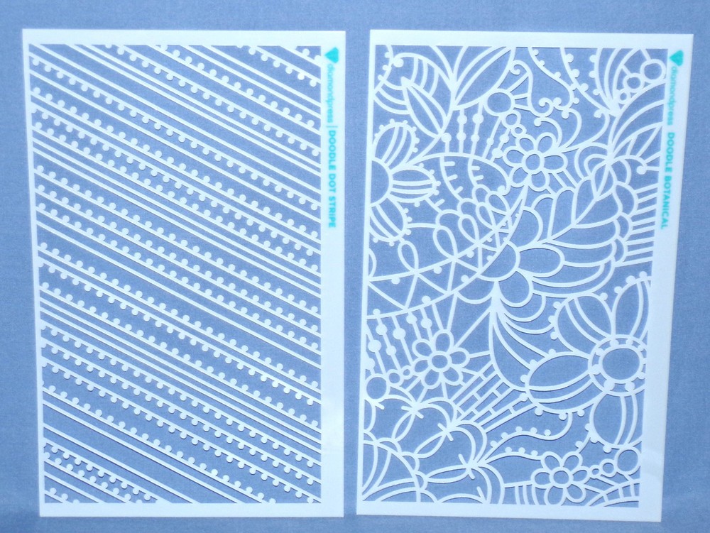 Diamond Press Abstract Patterns Stencils 9 single stencils All New Free Ship