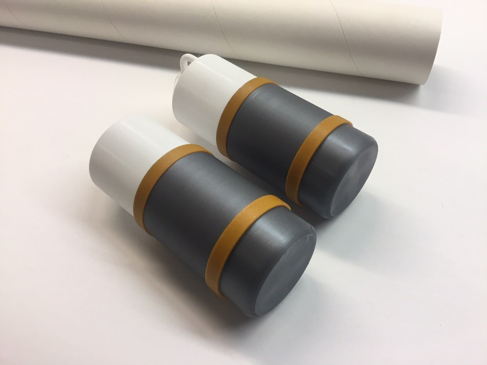Estes Sidewinder Parachute plug Replacement Pre-painted For Flying Scale Model