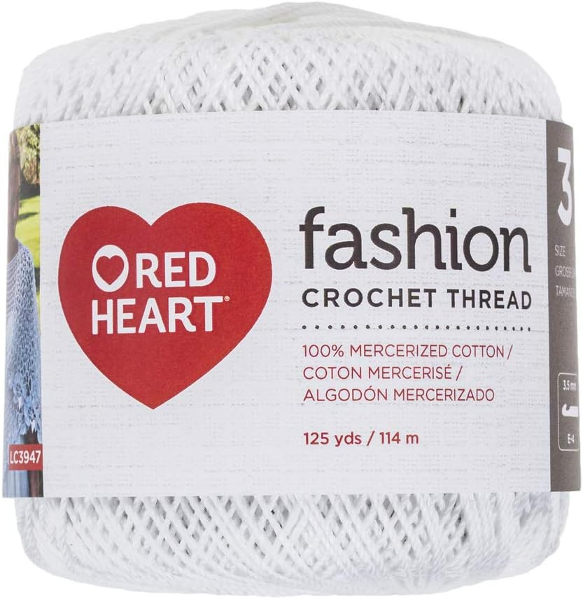 Fashion Crochet, Thread Size 3, White