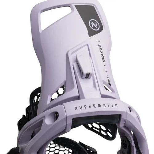 Nidecker OG Supermatic Snowboard Bindings, Heather, Large